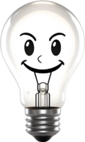 AI generated light bulb png