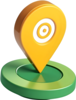 AI generated map pin icon, location pin, map pin, location pin icon, location pin icon transparent background png