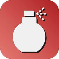Perfume Vector Glyph Gradient Background Icon For Personal And Commercial Use.