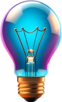 AI generated light bulb png