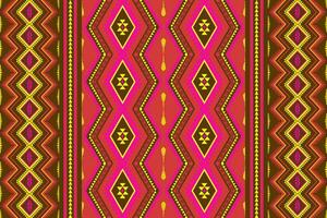 Geometric seamless ethnic pattern. Geometric ethnic pattern can be used in fabric design for clothes, decorative paper, wrapping, textile, embroidery, illustration, vector, carpet vector