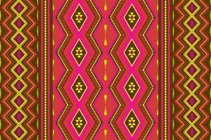 Geometric seamless ethnic pattern. Geometric ethnic pattern can be used in fabric design for clothes, decorative paper, wrapping, textile, embroidery, illustration, vector, carpet vector