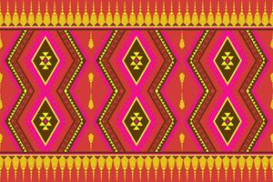 Geometric seamless ethnic pattern. Geometric ethnic pattern can be used in fabric design for clothes, decorative paper, wrapping, textile, embroidery, illustration, vector, carpet vector