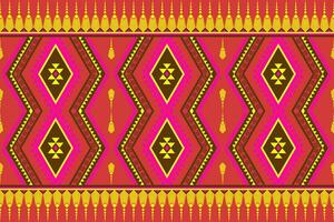 Geometric seamless ethnic pattern. Geometric ethnic pattern can be used in fabric design for clothes, decorative paper, wrapping, textile, embroidery, illustration, vector, carpet vector