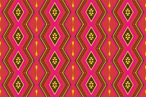 Geometric seamless ethnic pattern. Geometric ethnic pattern can be used in fabric design for clothes, decorative paper, wrapping, textile, embroidery, illustration, vector, carpet vector