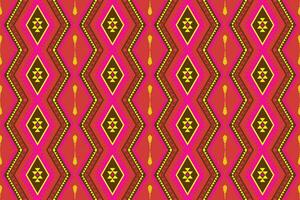 Geometric seamless ethnic pattern. Geometric ethnic pattern can be used in fabric design for clothes, decorative paper, wrapping, textile, embroidery, illustration, vector, carpet vector