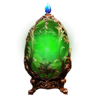 fantasie kristal bal groen licht png