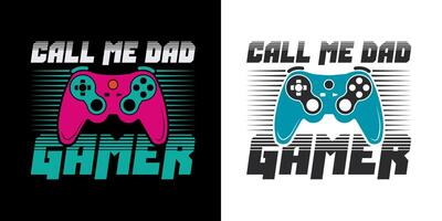 Stylish gaming t shirt and apparel trendy typography t shirt design for game lover. photo