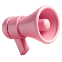 megaphone for pink Valentine's Day notifications png