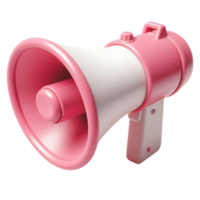 megaphone for pink Valentine's Day notifications png