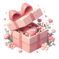 beautiful Valentine's Day gift png