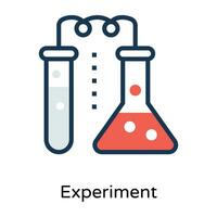 Trendy Scientific Experiment vector