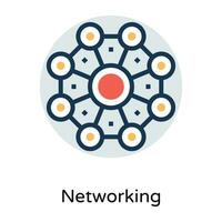 Trendy Networking Protocol vector