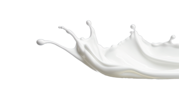 AI generated Milk splash isolated on transparent background, png