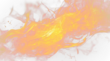 AI generated Flame Fire isolated on transparent background png