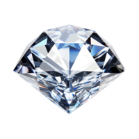 AI generated diamond isolated on transparent background.png png