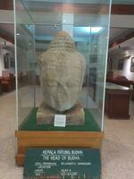 Borobudur temple statue in the Borobudur temple museum room photo