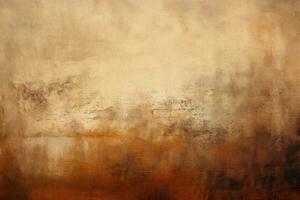 AI generated abstract grunge background with space for text or image. paper texture, Abstract art with a vintage sepia-toned background, moody and densely textured, AI Generated photo