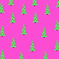 Christmas tree pattern vector