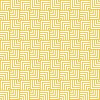 Yellow and White Seamless abstract geometric overlapping squares pattern vector