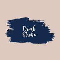 Abstract watercolor brush stroke grunge modern label design vector