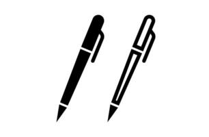 pens for writing and office supplies vector