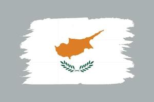 The flag of the Republic of Cyprus as a vector illustration