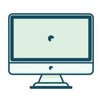Vector design with computer monitor concept