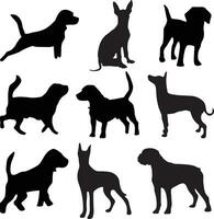 animal dog pet silhouette vector puppy illustration funny animal silhouette