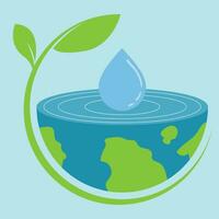 World Water Day Vector Illustration Artwork