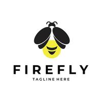 Firefly  Logo Vector simple  Icon Template design