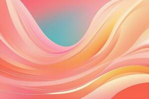 AI Generated abstract background in Peach Fuzz colors photo