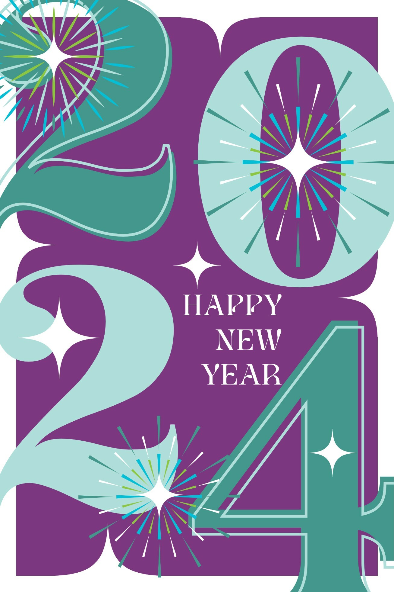 New Year Greeting Graphic for Social Media