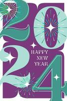 New Year Greeting Graphic for Social Media template