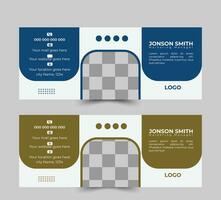 Modern Email Signature  Design Template vector