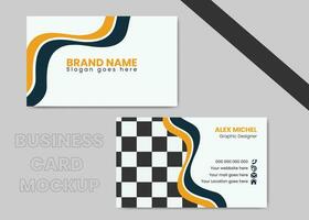 Modern Business Card Design Template vector