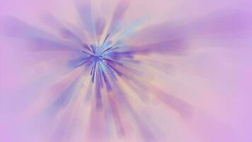 abstrakt blommig bakgrund med en mjuk explosion av lila pastell färger strömmande i långsam rörelse. detta vibrerande färgrik vattenfärg måla stänk effekt är full hd och en sömlös slinga. video