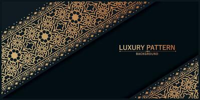 Elegant pattern style dark background vector