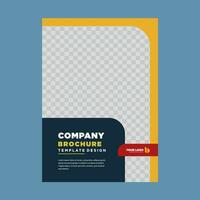 cover company profile or brochure template layout design vector