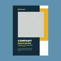 cover company profile or brochure template layout design vector