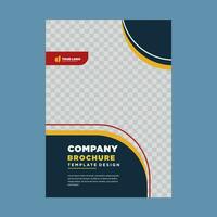 cover company profile or brochure template layout design vector