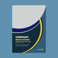 cover company profile or brochure template layout design vector