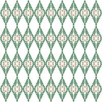 Abstract background with repeating floral ornament pattern vector