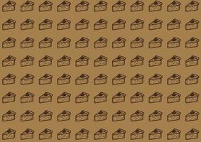 Cake theme background, cupcake, with cake pattern, background vector