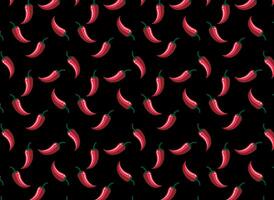 Pepper theme background, foods for design, with pepper pattern, background for foods or textile vector