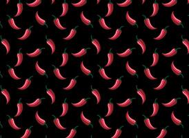 Pepper theme background, foods for design, with pepper pattern, background for foods or textile vector