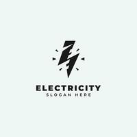 electrical logo design, in a monochrome, simple style, and in black and white vector