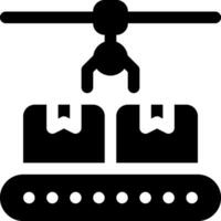 this icon or logo supply chain icon or other where it explains the something that needs to be prepared, whether it is a warehouse, documents and others in the flow of goods delivery or other vector