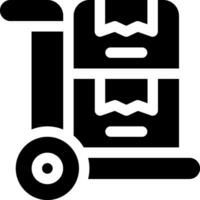 this icon or logo supply chain icon or other where it explains the something that needs to be prepared, whether it is a warehouse, documents and others in the flow of goods delivery or other vector