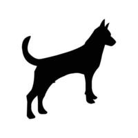 dog silhouette design vector